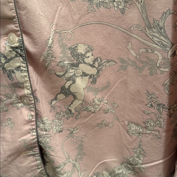 Pink Patterned Pajama Set - Picture 3 of 6